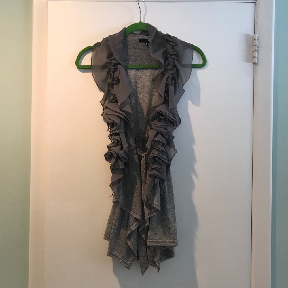 Ryu Grey Belted Vest